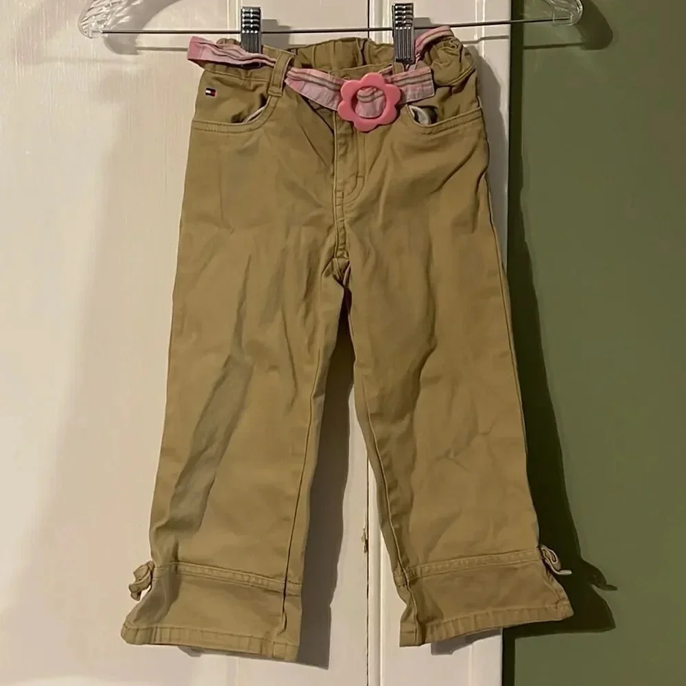 Girls Tommy Hilfiger Khaki Pants size 3/3T